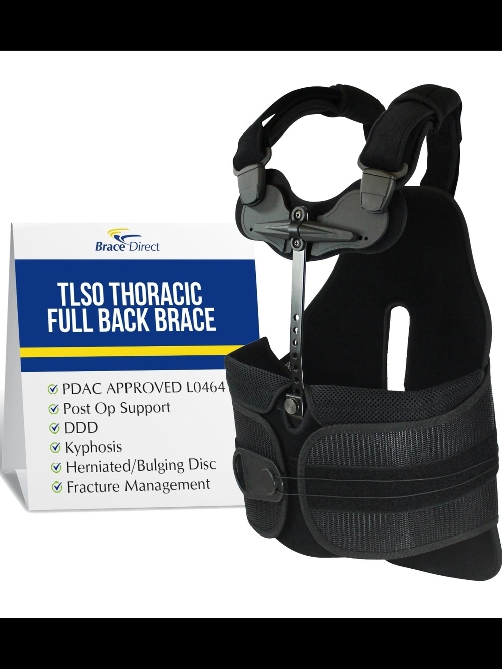 Thuasne Sleeq Max TLSO Lumbar
Back Brace Adjustable 26"-54"
